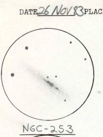 NGC 253 From the USS America