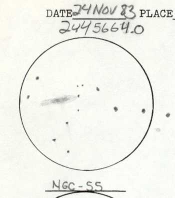 NGC 55 From the USS America